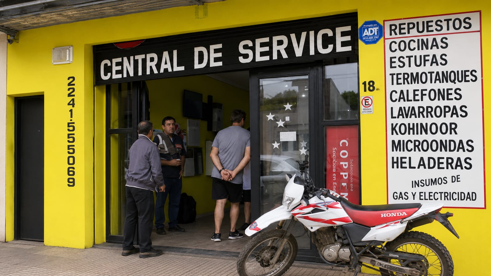Fachada Central de Service Chascomús